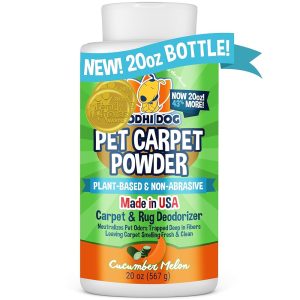 Bodhi Canine Pure Carpet Powder for Canines | Dry Pet Odor Eliminator | Eliminates Urine Odors | Plant-Primarily based and Biodegradable Room Powder | Loosens Fur and Grime (Single Pack)