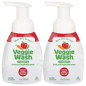 Foaming Vegetable & Fruit Cleaner – Veggie Wash, Set of two